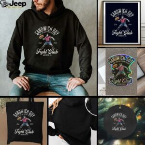 Sandwich guy only you can prevent fascism estd 2025 Fight club Washington DC t shirt