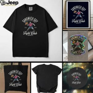 Sandwich guy only you can prevent fascism estd 2025 Fight club Washington DC t shirt