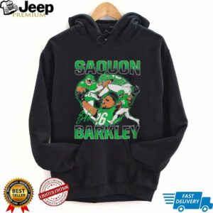 Saquon Barkley Masterpiece Philadelphia Eagles signature shirt