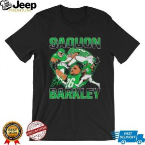 Saquon Barkley Masterpiece Philadelphia Eagles signature shirt