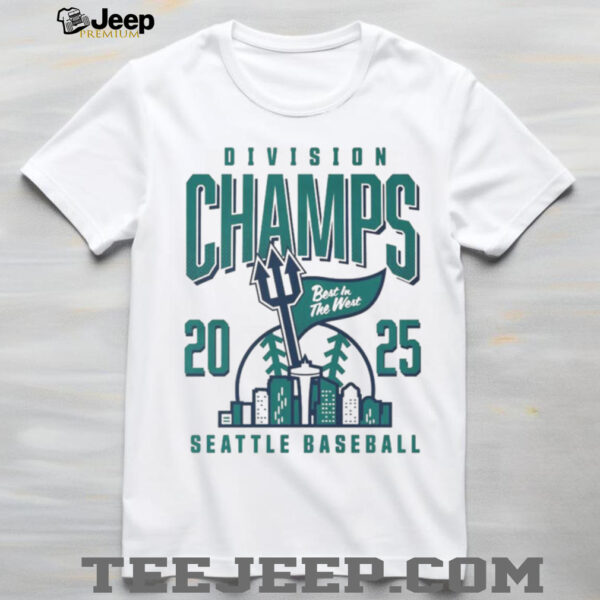 Seattle Baseball Best In The West Division Champions 2025 Shirt