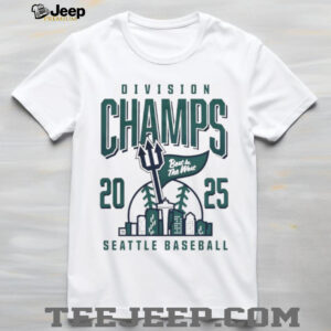 Seattle Baseball Best in The West 2025 Division Champions shirt