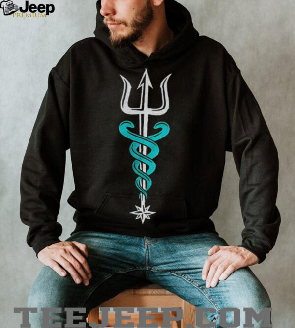 Seattle Kraken Hockey Trident Serpent Emblem shirt