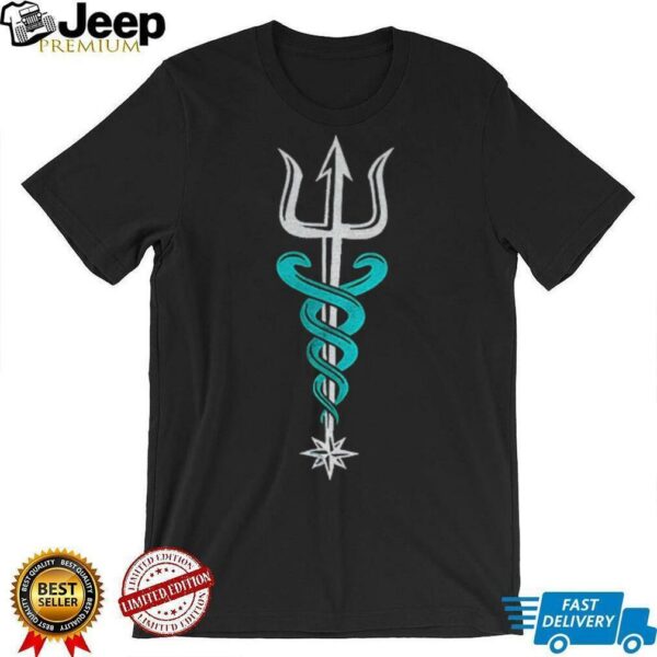 Seattle Kraken Hockey Trident Serpent Emblem shirt
