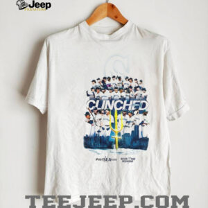 Seattle Mariners Baseball Clinched Seize The Moment AL West Champions shirt