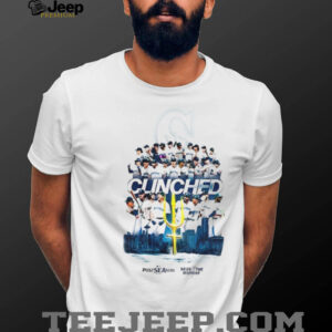 Seattle Mariners Baseball Clinched Seize The Moment AL West Champions shirt