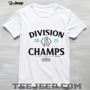 Seattle Mariners Baseball Division Champs American League West Postseason 2025 shirt
