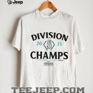 Seattle Mariners Baseball Division Champs American League West Postseason 2025 shirt