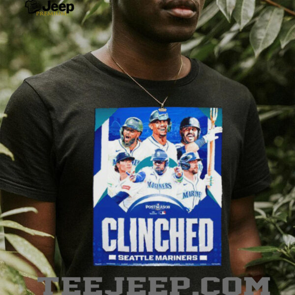 Seattle Mariners clinched 2025 MLB Postseason raise those tridents shirt