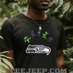 Seattle Seahawks x Grateful Dead night 2025 bears logo shirt