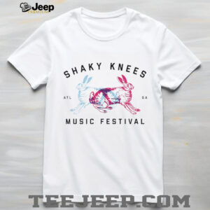 Shaky Knees Music Festival rabbits lineup 2025 shirt