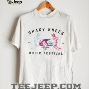 Shaky Knees Music Festival rabbits lineup 2025 shirt
