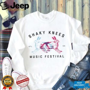 Shaky Knees Music Festival rabbits lineup 2025 shirt