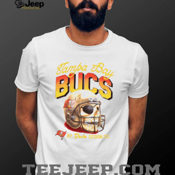 Skeleton Tampa Bay Buccaneers Football 50 seasons of the krewe helmet shirt