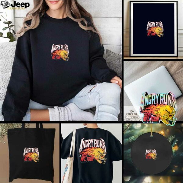 Skull Angry Runs 2025 Nfl Tour Shirt