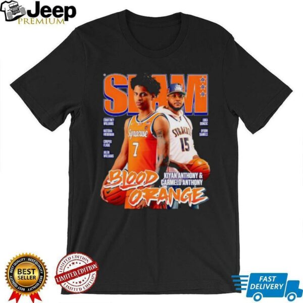 Slam Magazine Blood Orange Kiyan Anthony Carmelo Anthony Syracuse Basketball shirt