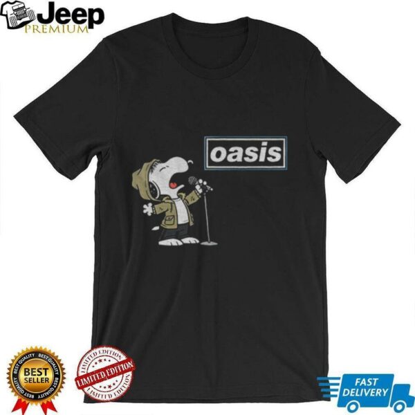 Snoopy Singer Oasis Live ’25 vintage shirt