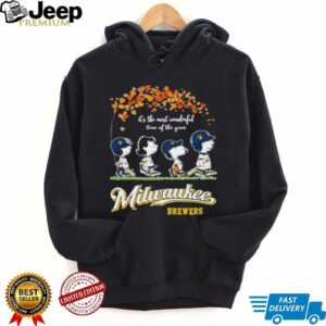 Snoopy The Peanuts Milwaukee Brewers It’s The Most Wonderful Time...