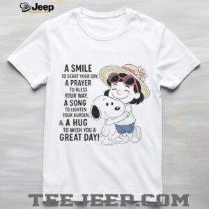 Snoopy a smile to start your day a prayer to...