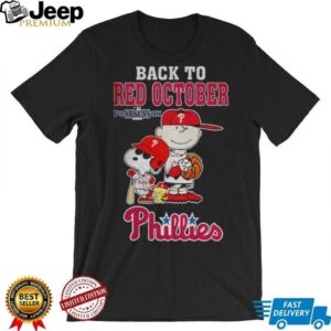 Snoopy and Charlie Brown Philadelphia Phillies Back to Red October...