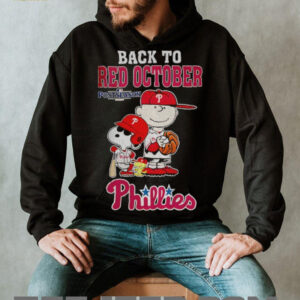 Snoopy and Charlie Brown Philadelphia Phillies Back to Red October Postseason shirt
