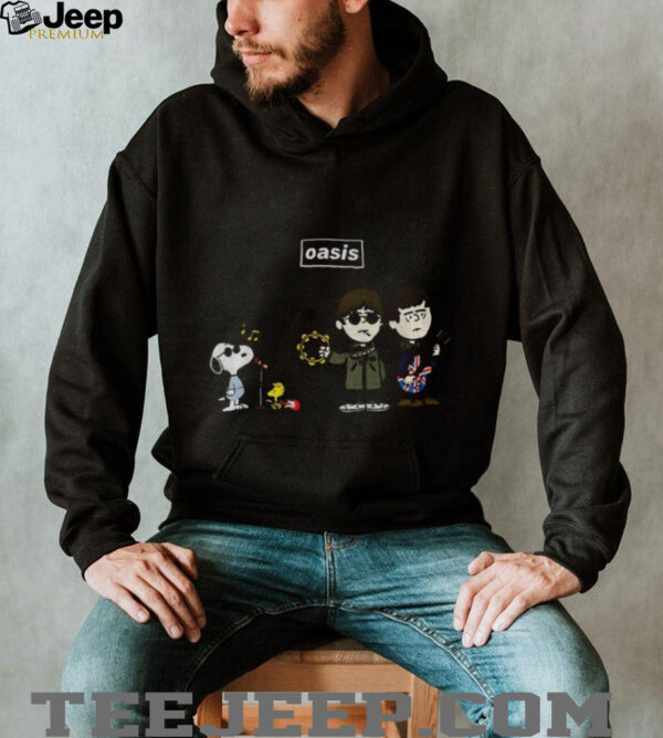 Snoopy and Woodstock x Oasis Live ’25 shirt