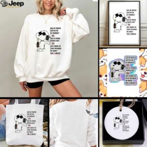 Snoopy has my mouth gotten me in trouble yes has...