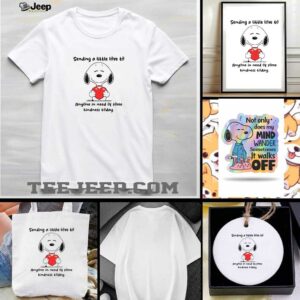 Snoopy sending a little love to anyone in need of some kindness today shirt