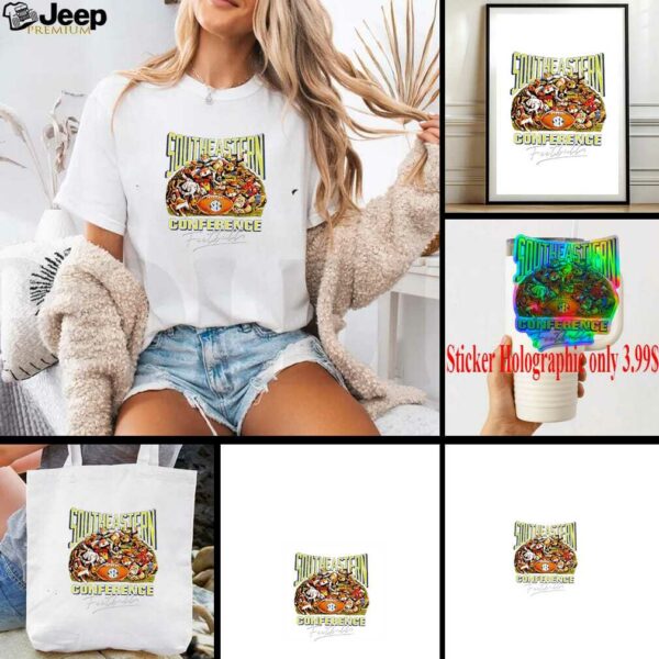 Southeastern Conference football SEC fall mascots shirt