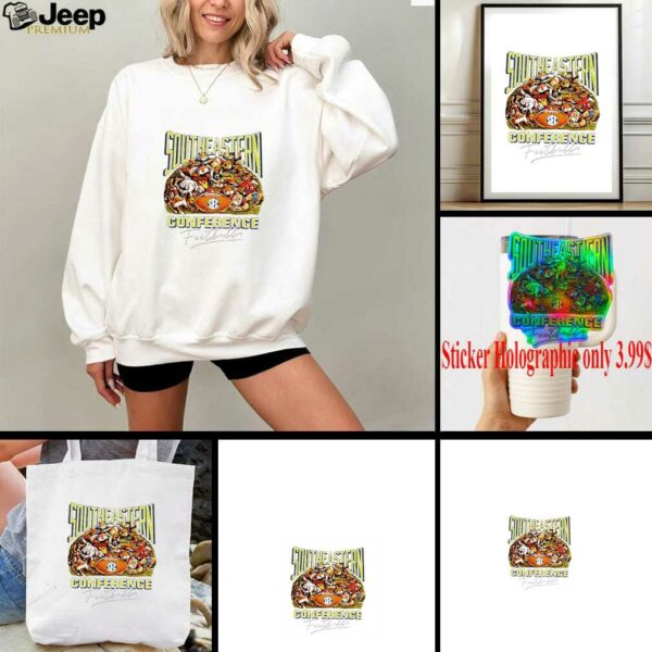 Southeastern Conference football SEC fall mascots shirt