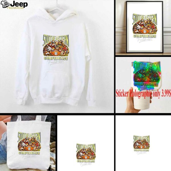 Southeastern Conference football SEC fall mascots shirt