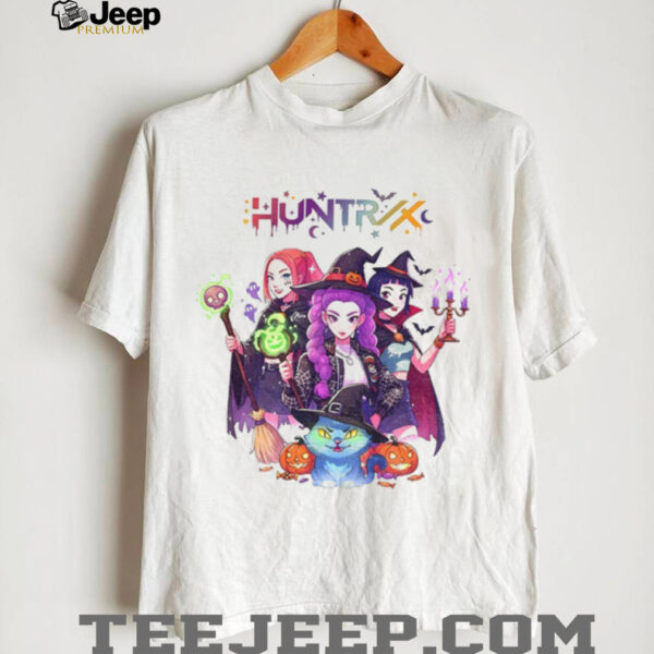 Spooky Huntrix Kpop Demon Hunters Derpy Tiger Halloween shirt