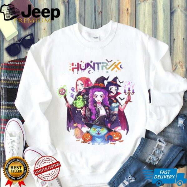 Spooky Huntrix Kpop Demon Hunters Derpy Tiger Halloween shirt