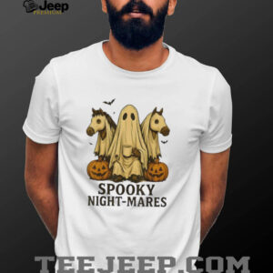 Spooky Night Mares Funny Ghost Horse Halloween shirt