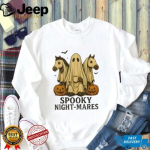 Spooky Night Mares Funny Ghost Horse Halloween shirt