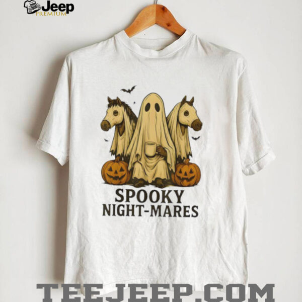 Spooky Night Mares Funny Ghost Horse Halloween shirt