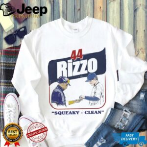 Squeaky Clean Anthony Rizzo 44 Chicago Cubs baseball shirt