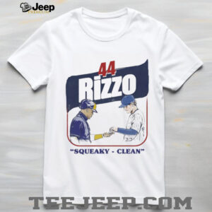 Squeaky Clean Anthony Rizzo 44 Chicago Cubs baseball shirt