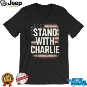 Stand with Charlie Kirk freedom isn’t free prove me wrong turning point USA shirt