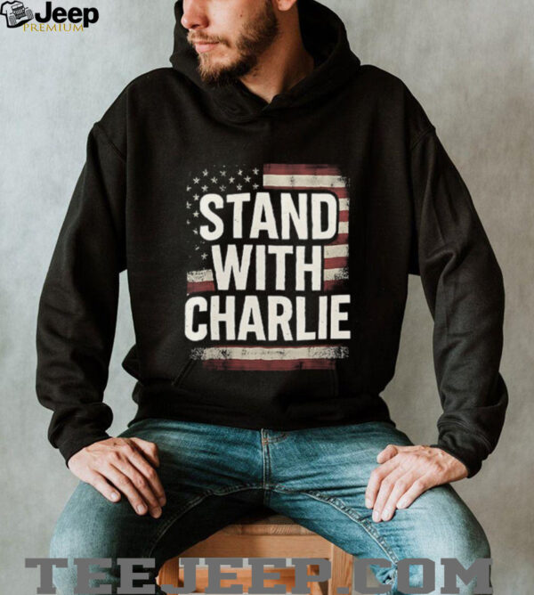 Stand with Charlie Kirk freedom isn’t free prove me wrong turning point USA shirt