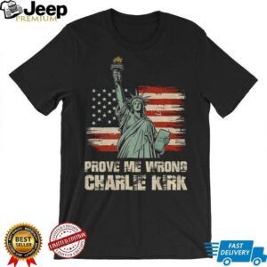 Statue of Liberty Charlie Kirk Republican prove me wrong RIP...