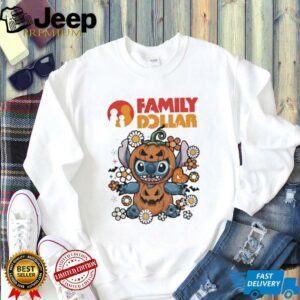 Stitch Halloween with Family Dollar shirt