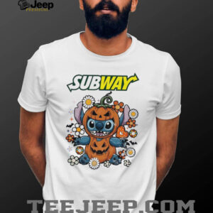 Stitch Halloween with Subway logo shirt