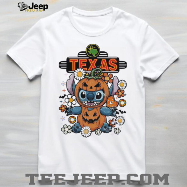 Stitch Halloween with Texas logo shirt