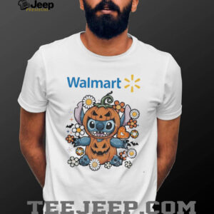 Stitch Halloween with Walmart logo shirt