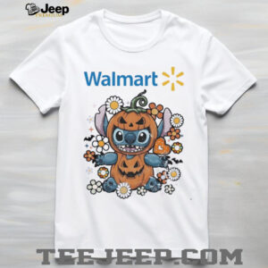 Stitch Halloween with Walmart logo shirt