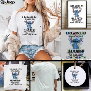 Stitch I am who I am and if you dont like me and think Im a bitch thats fine because there are plenty t shirt