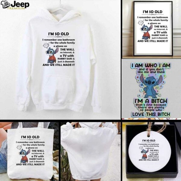 Stitch Ive been gooder Ive been badder many times thinner lots of times thinner lots of times fatter t shirt