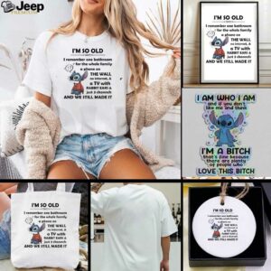 Stitch Ive been gooder Ive been badder many times thinner lots of times thinner lots of times fatter t shirt