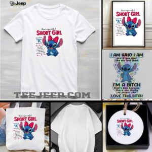 Stitch never argue with a short girl who has an...